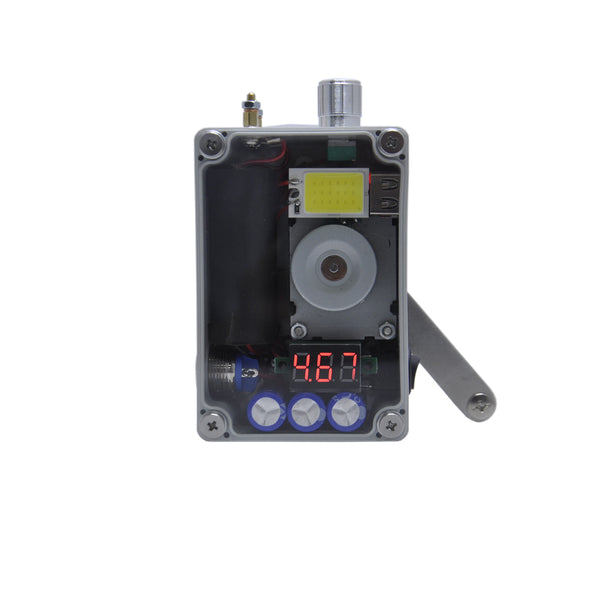 Gikfun Hand Crank Generator, Portable Emergency USB Charger with COB Light and Lighter for Emergency Survival Power Bank Phone Charger for Outdoor Advanture Load Trip Camping GK1029