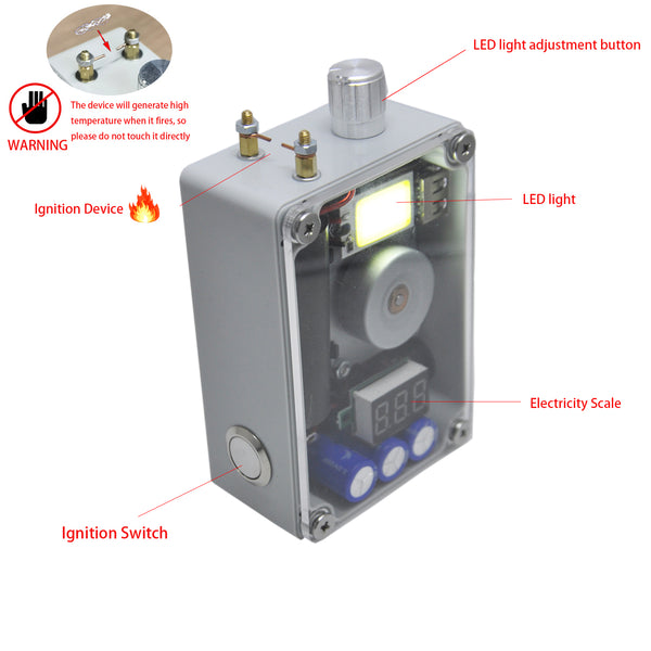 Gikfun Hand Crank Generator, Portable Emergency USB Charger with COB Light and Lighter for Emergency Survival Power Bank Phone Charger for Outdoor Advanture Load Trip Camping GK1029