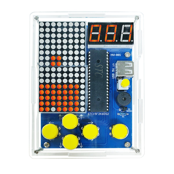 Gikfun Electronic Game Machine Soldering Projects Soldering Practice Kit with 4 Retro Classic Games for School Learning Project