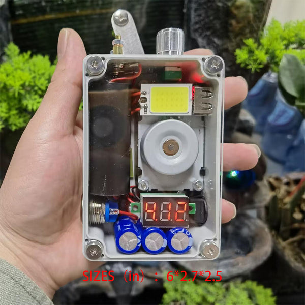 Gikfun Hand Crank Generator, Portable Emergency USB Charger with COB Light and Lighter for Emergency Survival Power Bank Phone Charger for Outdoor Advanture Load Trip Camping GK1029