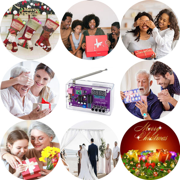 Gikfun Portable FM Radio Kit Soldering Practice Kit DIY School Project Electronic Soldering Hobbyist Kit FM 87-108MHz with 2 Power Modes EK2163