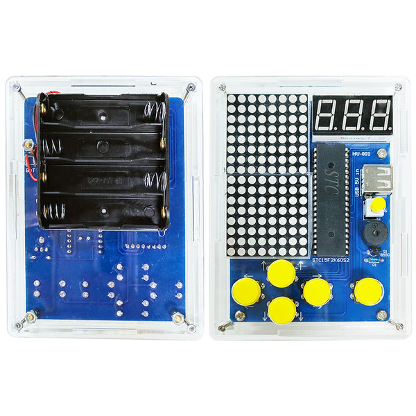 Gikfun Electronic Game Machine Soldering Projects Soldering Practice Kit with 4 Retro Classic Games for School Learning Project