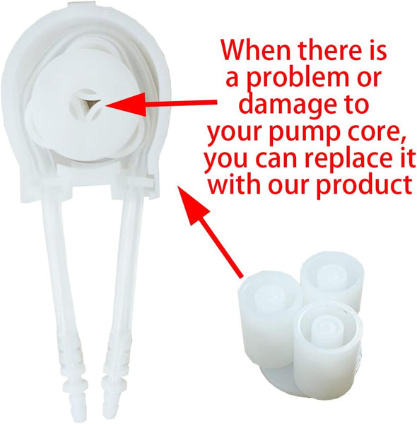 Gikfun 12V DC DIY Peristaltic Dosing Pump Head with Silicone Tube Replacement for Aquarium Chemical Lab Analytical Water EK1990