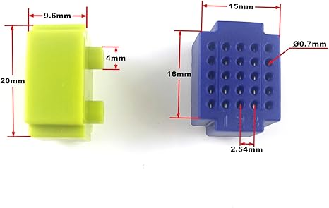 Gikfun Mini Solderless Prototype Breadboard for Arduino Shield (Pack of 7pcs) EK2137