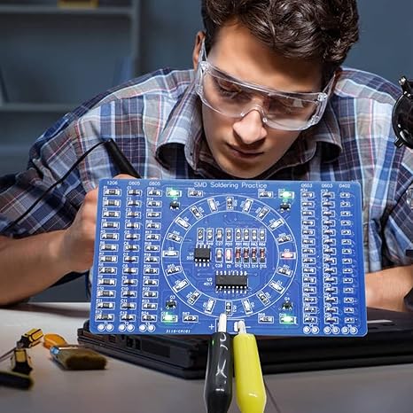 Gikfun 100pcs  DIY SMD SMT Welding Practice Soldering Skill Training Board Led EK7026