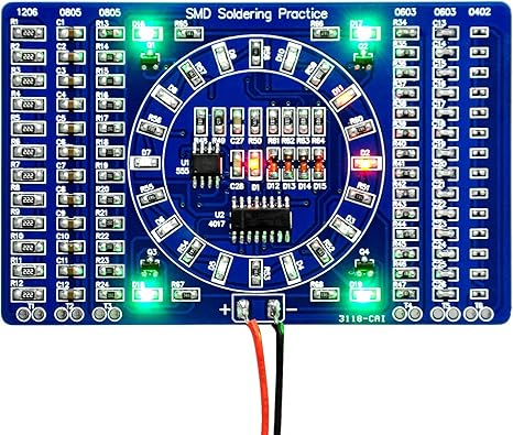 Gikfun 100pcs  DIY SMD SMT Welding Practice Soldering Skill Training Board Led EK7026