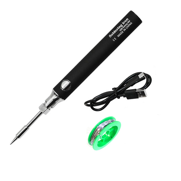 Gikfun Cordless USB Rechargeable Soldering Iron Kit, 3 Adjustable Temperatures with Rapid Heating for Electronics DIY and Home Appliance Repair EK8490
