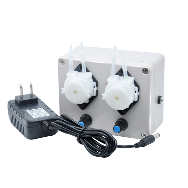 Gikfun DC 12V Adjustable Peristaltic Liquid Pump,Dosing Pump,Hose Pump,Dosing Head, 8-70 ml/min with Adapter for Chemicals, Liquids, Aquarium Lab Analytical