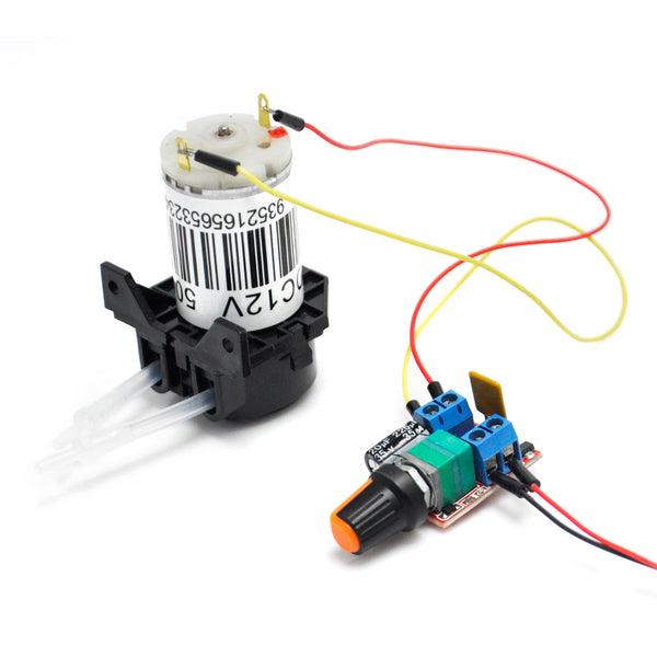 Gikfun 12V DC Dosing Pump Peristaltic Dosing Head with Connector For Arduino Aquarium Lab Analytic Diy