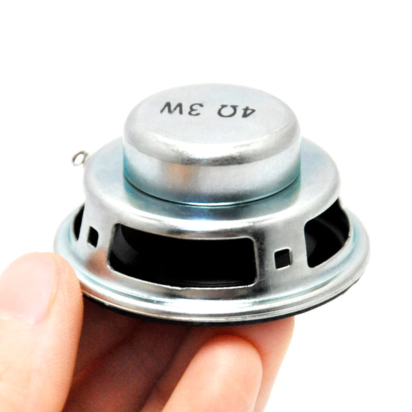Gikfun 4Ohm 40mm Diameter 3W Full Range Audio Speaker Stereo Woofer Loudspeaker for Arduino (Pack of 2pcs)