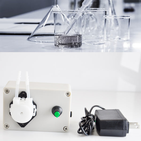 Gikfun 12V Adjustable Peristaltic Dosing Pump Liquid Metering Pump with Adapter for Aquarium Lab Analytical