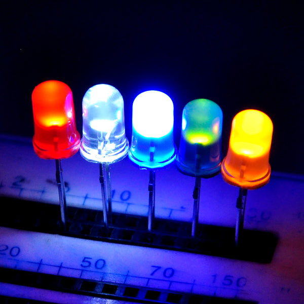 Gikfun 5mm LED Light Assorted Kit DIY LEDs for Arduino (Pack of 100pcs)