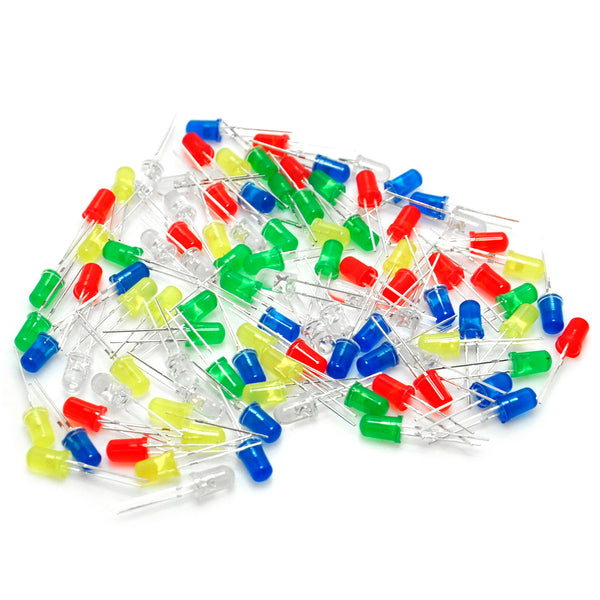 Gikfun 5mm LED Light Assorted Kit DIY LEDs for Arduino (Pack of 100pcs)