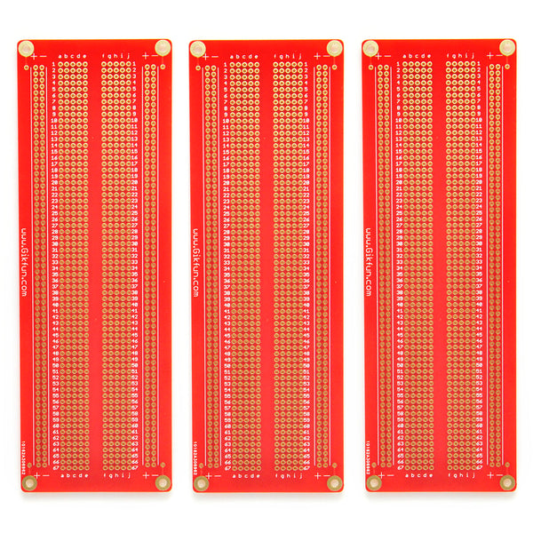 Gikfun 900PCS Large Solder-able Breadboard Gold Plated Finish Proto Board PCB DIY Kit for Arduino