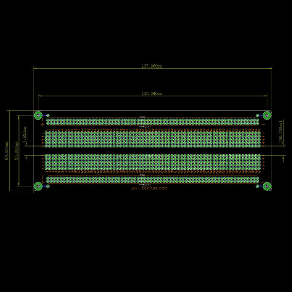 Gikfun 900PCS Large Solder-able Breadboard Gold Plated Finish Proto Board PCB DIY Kit for Arduino