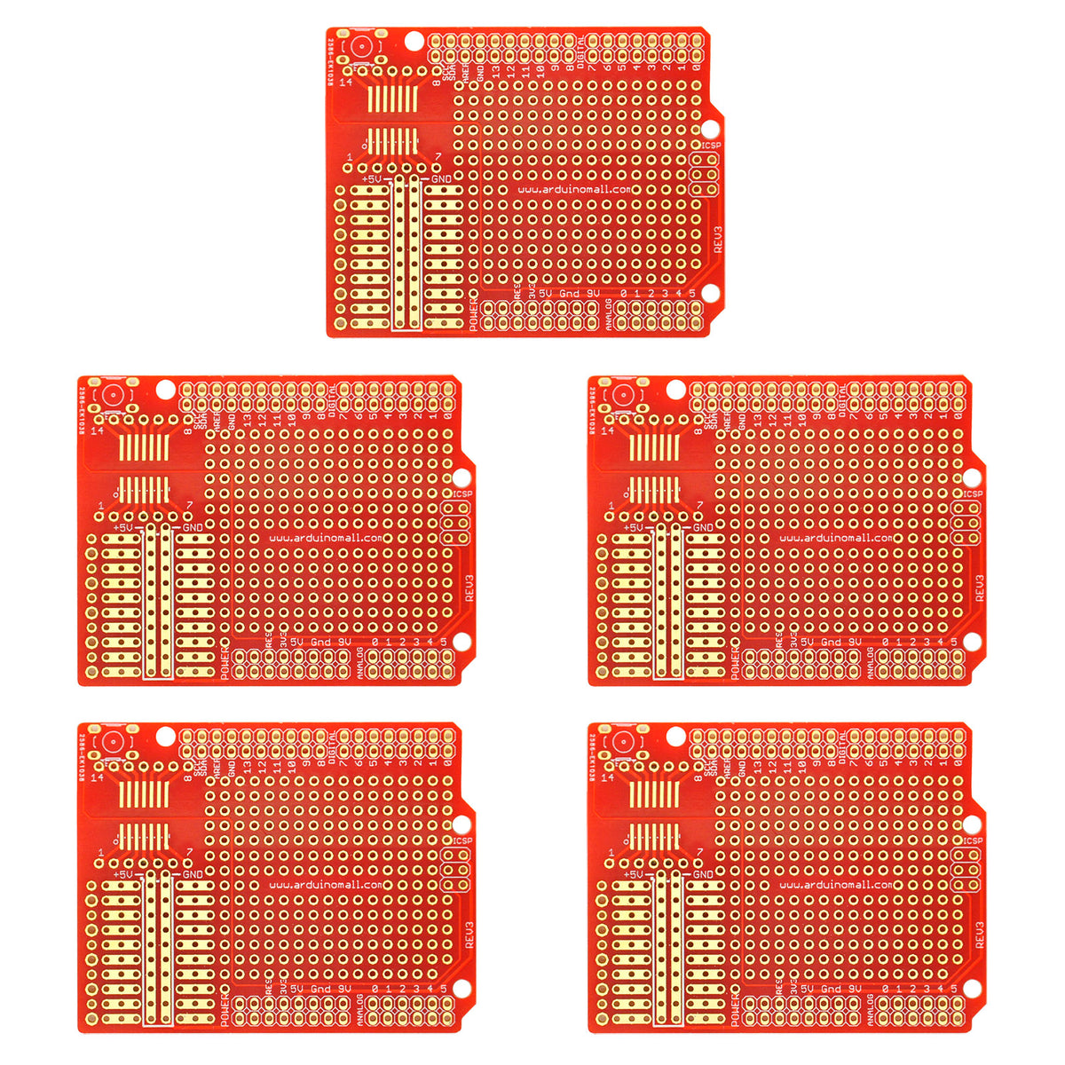 Gikfun Prototype PCB Breadboard for Arduino UNO R3 Shield Board (Pack
