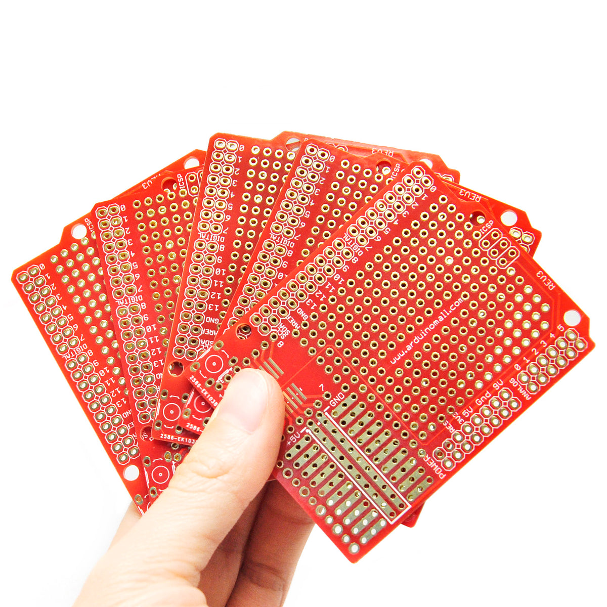 10 Schede Prototipo FR-4 Per Arduino UNO R3, Passo 2,54mm, Fai-da-te