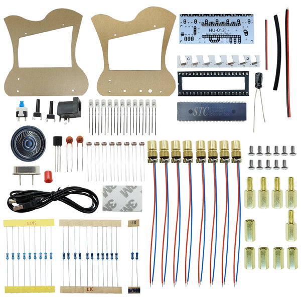 Gikfun 7 String Lyre Harp Soldering Practice Kit Electronic Learning Project Fun DIY Soldering Kits for Beginner Learning Electronic and Christmas/Birthday Gift