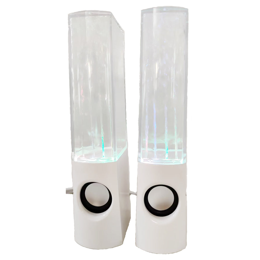 Gikfun USB 7 Colour LED Water Speaker with Dancing Fountain Light Show Sound Effect Speaker for Computer, MP3 Player, Laptop, Smartphone etc. 3.5mm Audio Output Speaker EK8485