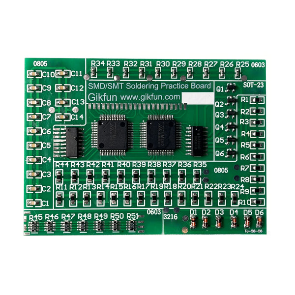 Gikfun DIY SMD/SMT Components Practice Board Soldering Skill Training Kit