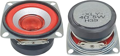 Gikfun 4Ohm 5W Full Range Audio Speaker Stereo Woofer Loudspeaker for Arduino Replacement (Pack of 2pcs) EK1949