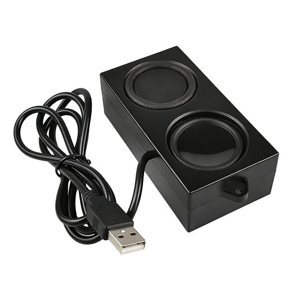 Gikfun USB Sound Card Speaker, 4Ohm 5W Stereo Woofer Loudspeaker with Plug and Play, for Arduino, PC, Laptop, Desktop, and Game Console DIY EK2181