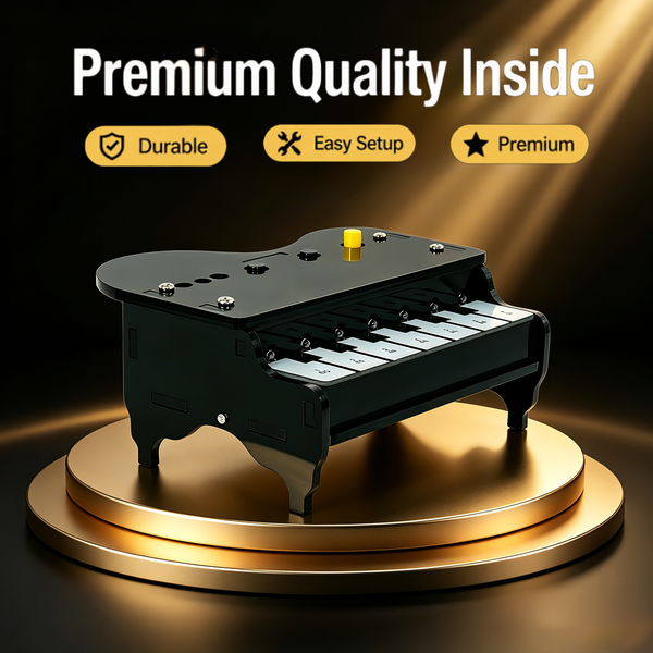 DIY Electronic Piano Soldering Kit-12 Sounds, LED, Graphic Coding | programmable piano DIY Touch the buttons Rich built-in sound effects for diverse musical expression