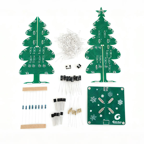 Gikfun Advanced Christmas Tree Soldering Kit DIY STEM Project for Adults Hobbyists Gift GK1033