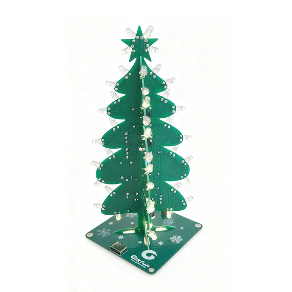 Gikfun Advanced Christmas Tree Soldering Kit DIY STEM Project for Adults Hobbyists Gift GK1033