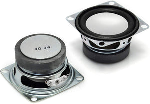 Gikfun 2" 4Ohm 3W Full Range Audio Speaker Stereo Woofer Loudspeaker for Arduino (Pack of 2pcs)