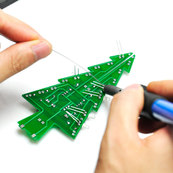 Gikfun 3D Xmas Tree Led DIY Kits 7 Color Flash Circuit LED