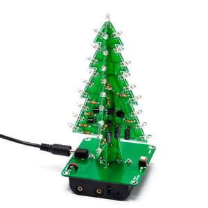 Gikfun 3D Xmas Tree Led DIY Kits 7 Color Flash Circuit LED