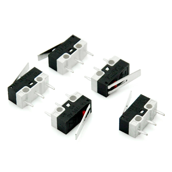 Gikfun AC 1A 125V 3Pin Limit Micro Switch Long Hinge Lever