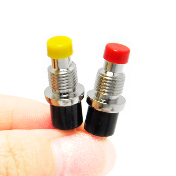 Gikfun AC 250V 1A SPST Normal Open Momentary 2Pin Mini Push Button Switch DIY Kit for Arduino (Pack of 10pcs)