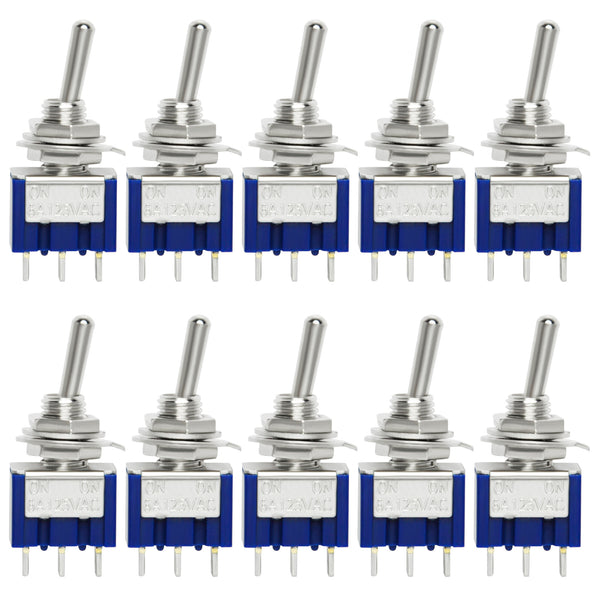 Gikfun MTS102 2 Position 3 Pins Mini Toggle Switch for Arduino (Pack of 10pcs)