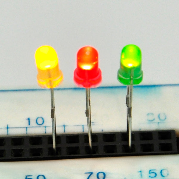 Gikfun 3mm LED Bulb Light Assorted Kit DIY LEDs for Arduino (Pack of 100pcs)