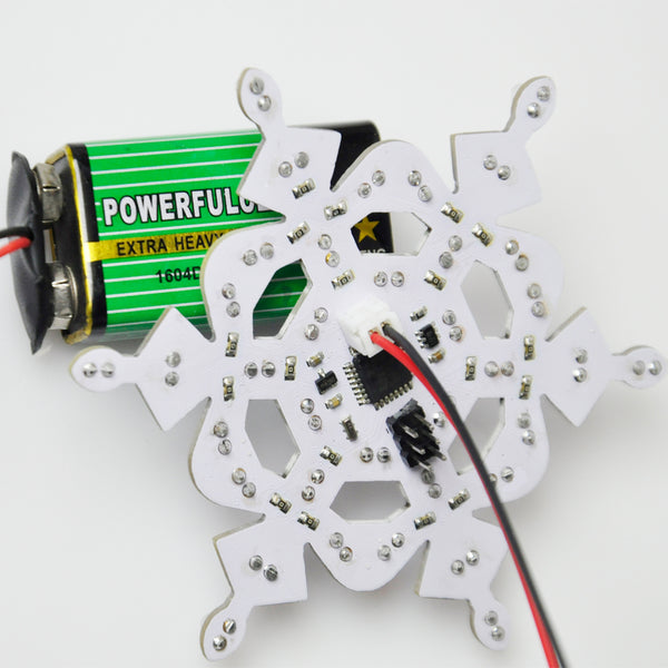 Gikfun Electronic Snowflake Xmas Led Soldering Practice Project DIY Kits