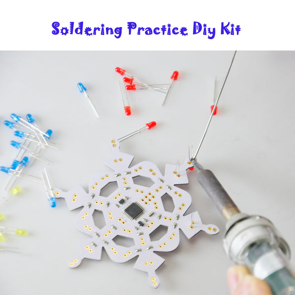 Gikfun Electronic Snowflake Xmas Led Soldering Practice Project DIY Kits